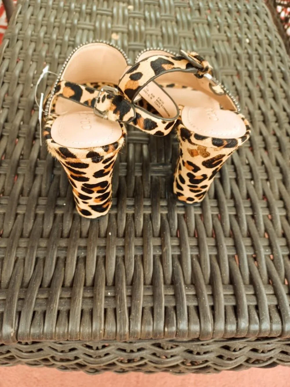 Coach Leopard Calf Hair Sandals | Genuine Calf Hair | Like New - 7 1/2